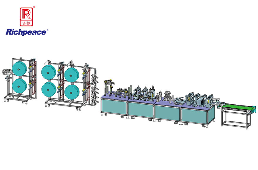 富怡全自動鴨嘴型口罩生產線