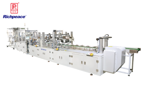 富怡全自動罩杯口罩生產線（釘頭帶）